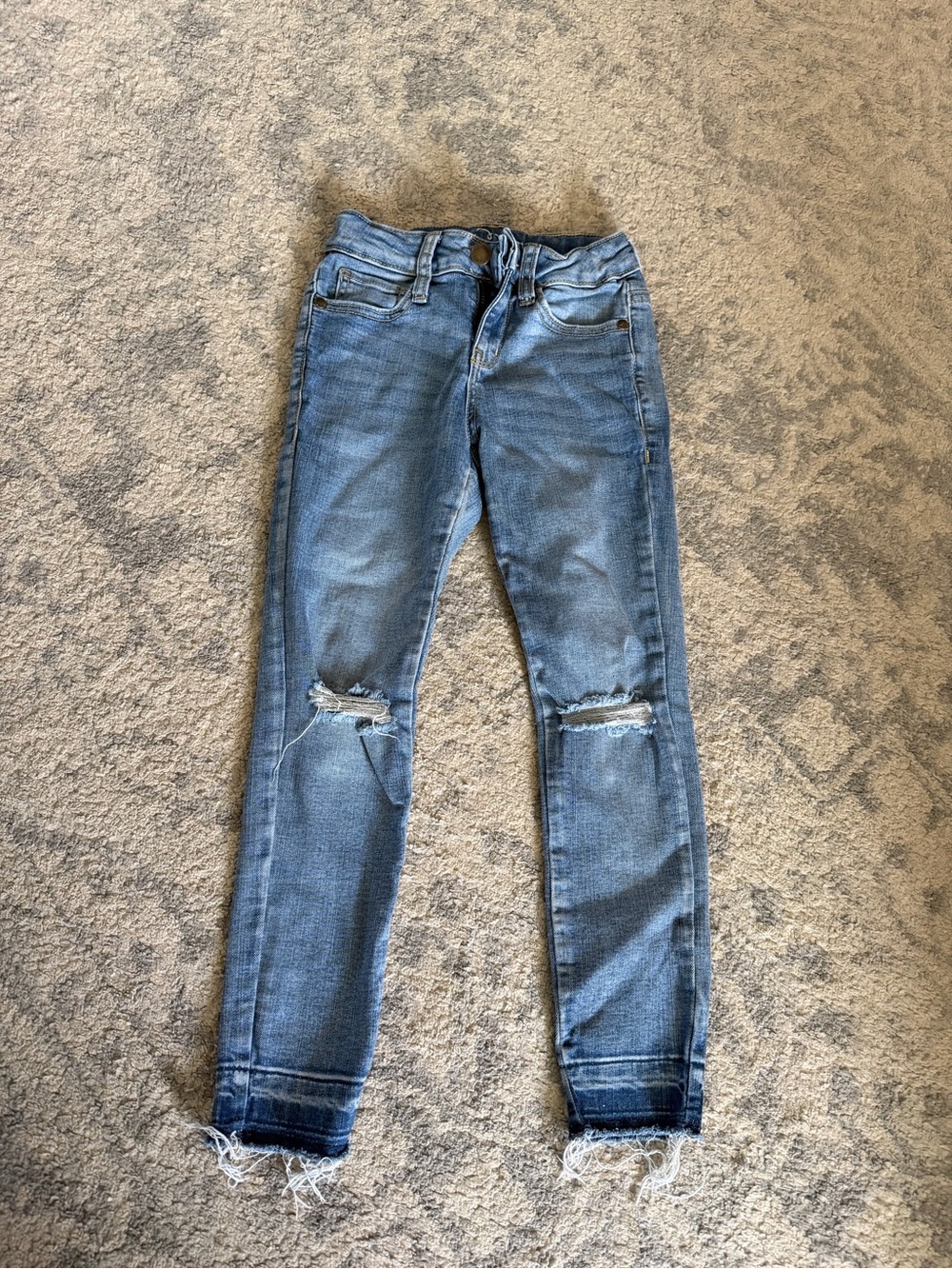 Blue Distressed Girl’s Jeans